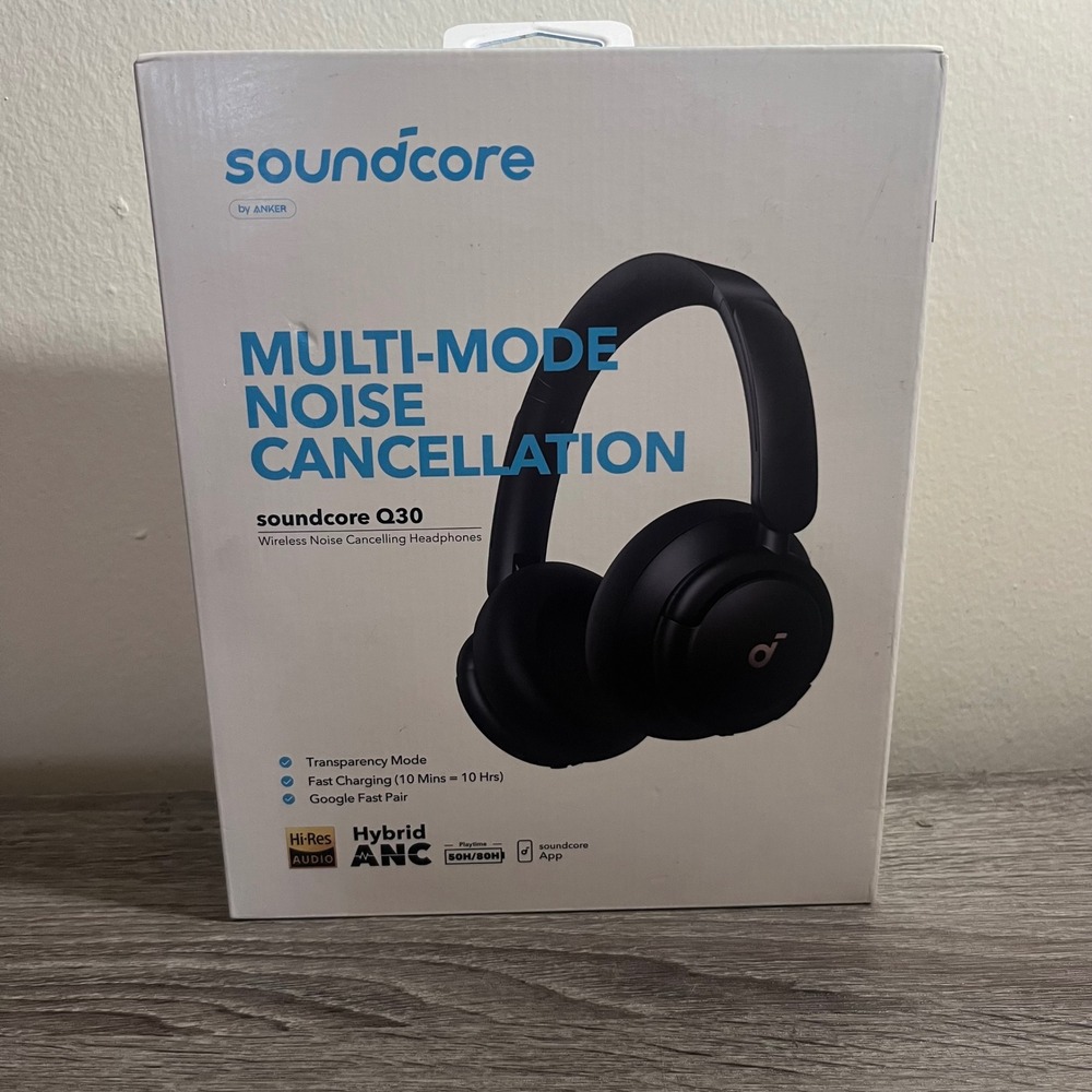Anker Soundcore Life Q30 Wireless‎ Noise Cancelling Over Ear Headphones Black